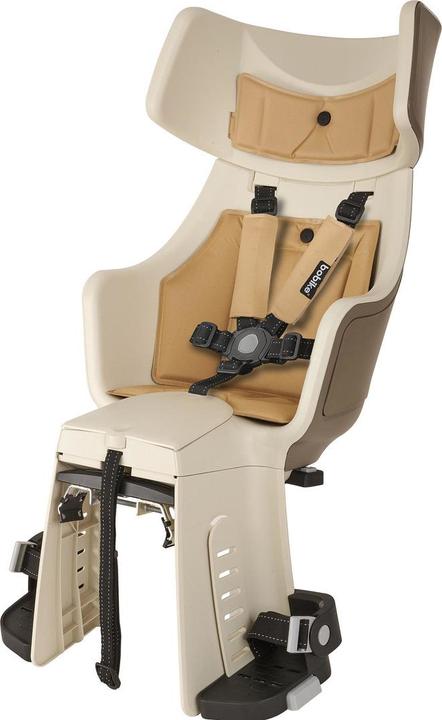 Produktbild bobike Exclusive Tour Plus - frame-mounted bike seat Safari Chic. (Velorahmen)
