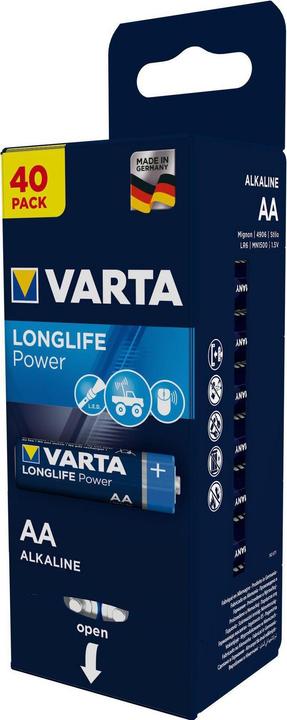 Produktbild Varta Longlife Power (40 Stk., AA, 2960 mAh)