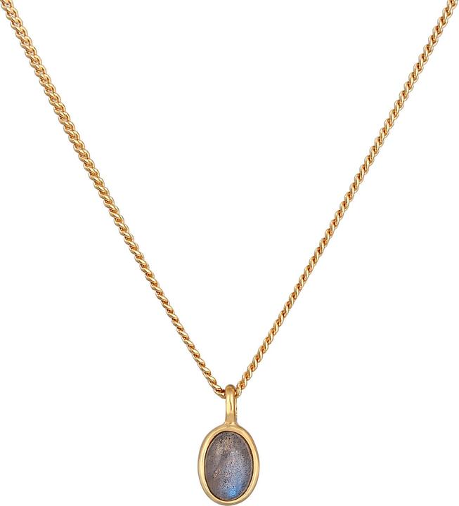 Immagine prodotto Elli Collana di pietre preziose (375 oro giallo, Labradorite, 42 cm)
