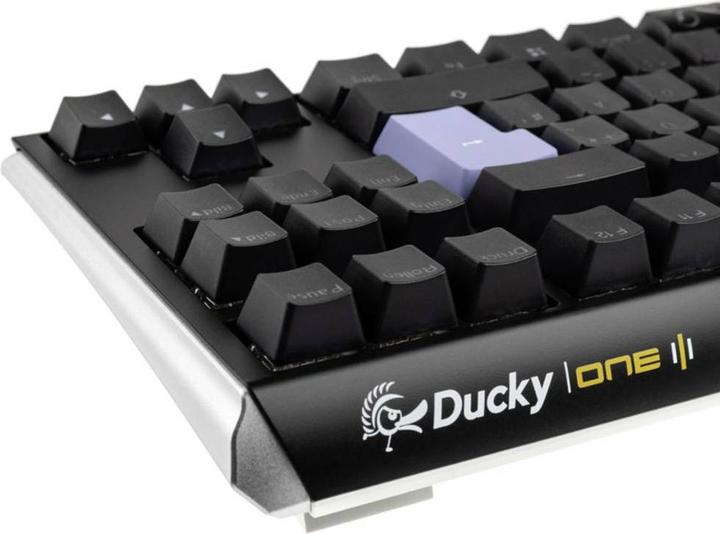 Productafbeelding Ducky One 3 Classic Zwart/Wit TKL Gaming Toetsenbord, RGB LED - MX-Silent-Red (NL, Bedraad)