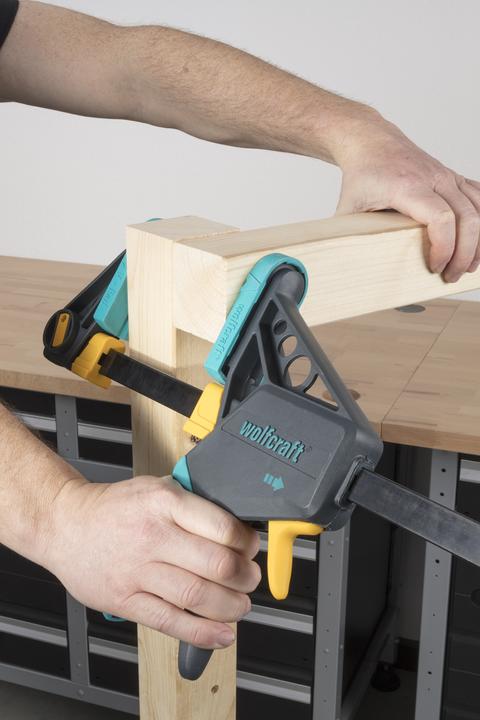 Produktbild wolfcraft wolfcraft 1 EHZ - Einhandzwinge PRO 100/915mm (915 mm)