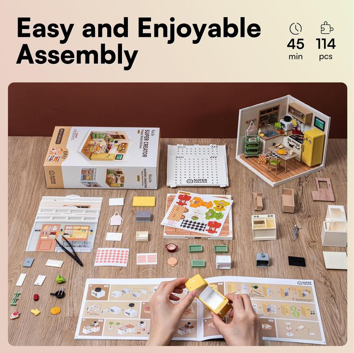 Actual product image Rolife Happy Meals Kitchen