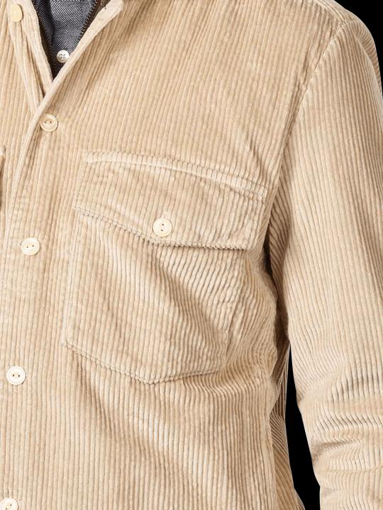 Actual product image Marc O'Polo Chest Pockets Overshirt Jonesboro Cream (XXL)