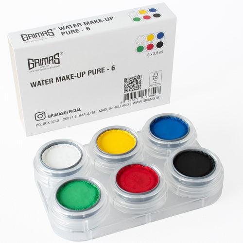 Image du produit Grimas Palette de maquillage à l'eau 6pcs