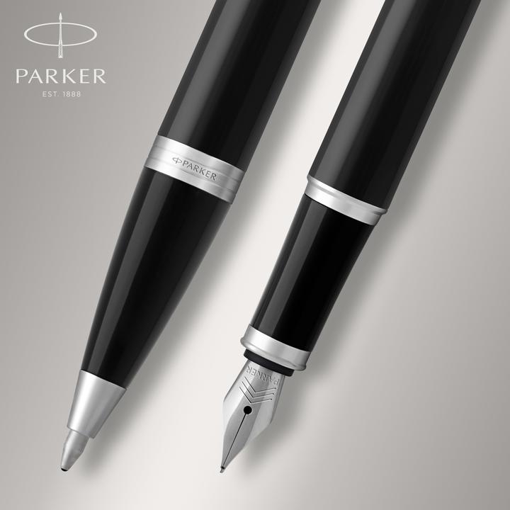 Produktbild Parker Füllfederhalter DuoSet IM C.C. Schwarz (Silber, Black, 2 x)