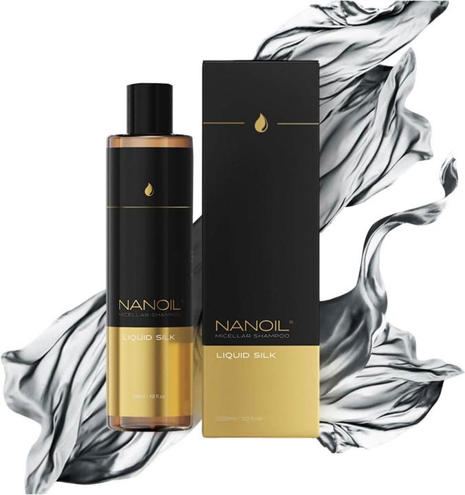 Actual product image Nanoil Micellar shampoo with liquid silk (300 ml, Liquid shampoo)