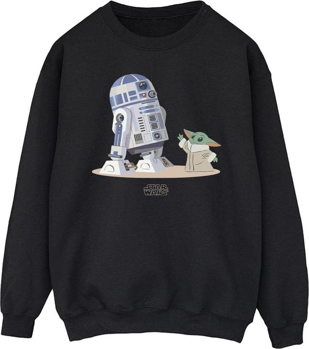 Star Wars The Mandalorian R2D2 And Grogu Sweatshirt (L)