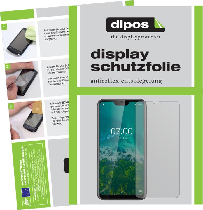 Actual product image Dipos Screen Protector Anti-Glare (2 Piece, Krüger & Matz Live 7)