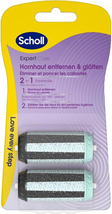 Scholl Expert Care 2-in-1 Pedi Rollen (2 x)