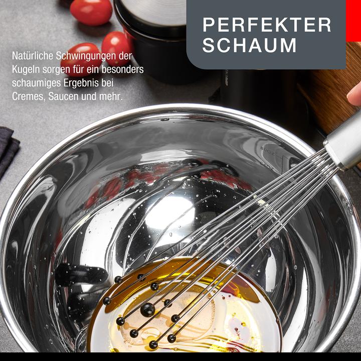 Image du produit GEFU Fouet à boule PRIMELINE - boules en nylon, fouet à main, idéal pour les casseroles revêtues et P