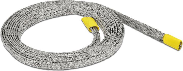 Delock Kabelschlauch zur EMV Abschirmung 2 m x 6 mm Grau (Kabelschlauch, 200 cm)