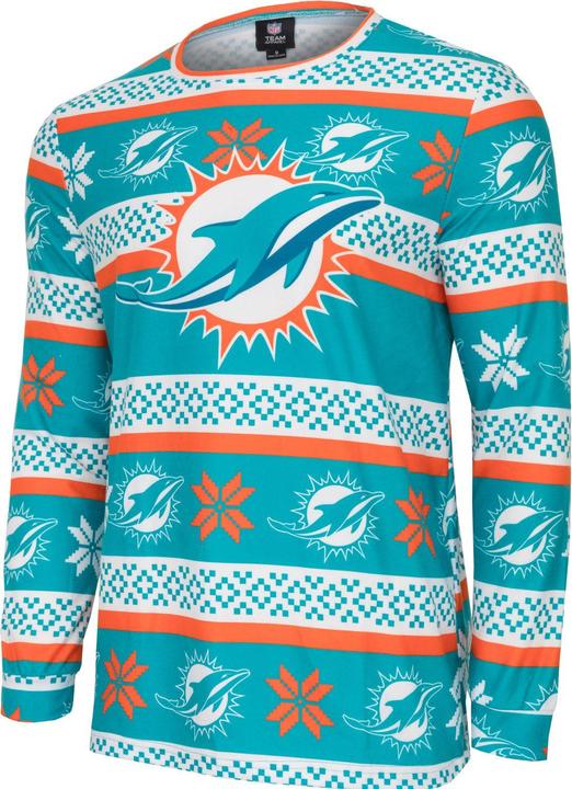 Produktbild Foco NFL Winter XMAS Pyjama Schlafanzug Miami Dolphins - L (L)
