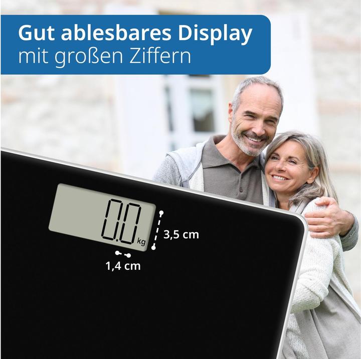 Produktbild ADE Personenwaage Amina Schwarz, Displaytyp: Digital (180 kg)