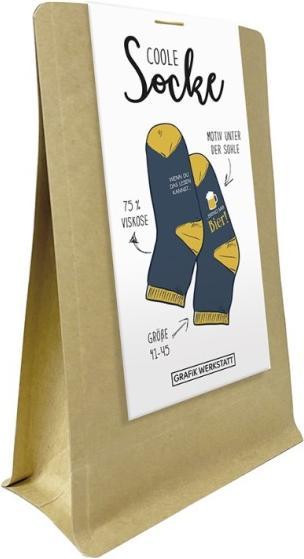 Immagine prodotto Calzino cool -...portami la birra! - Taglia 41-45 - da (41 - 45)