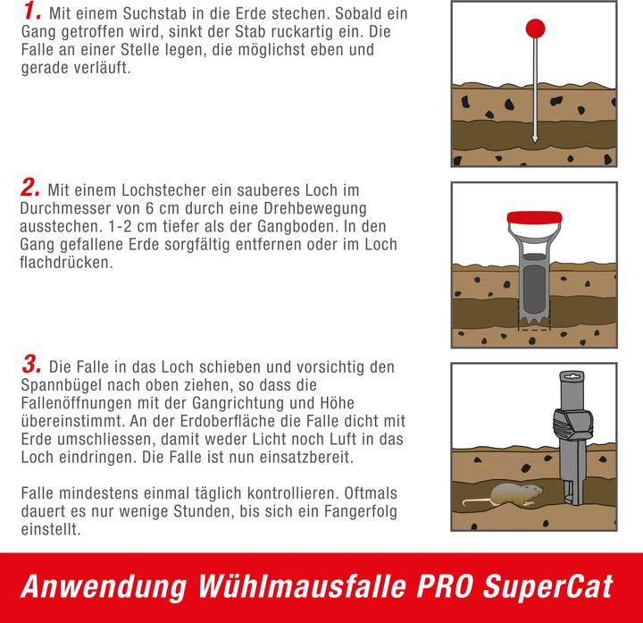 Produktbild Super Cat Wühlmaus-Falle SuperCat 1er