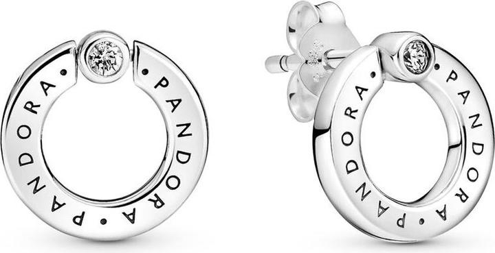 Produktbild Pandora Ohrstecker Pavé & Logo (Sterling Silber 925)