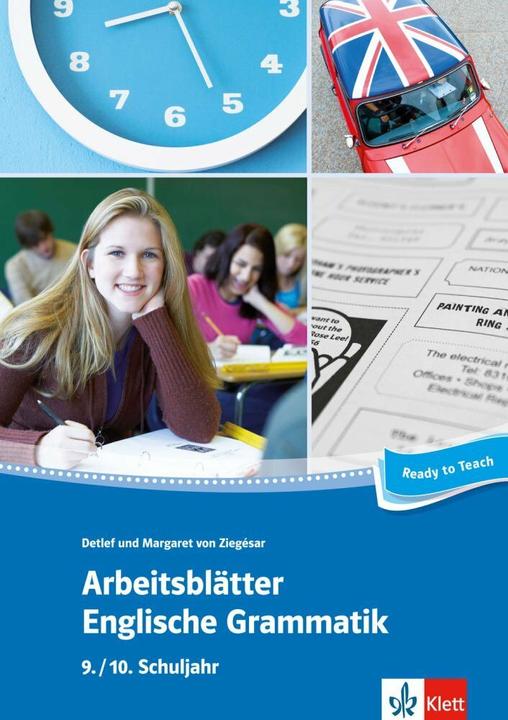 Immagine prodotto Arbeitsblätter Englische Grammatik 9./ 10. Schuljahr (Inglese, Tedesco, Ernst Klett Lingue, 2012)