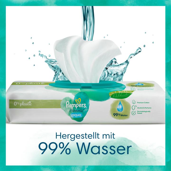 Productafbeelding Pampers Harmonie Aqua (144 Stuk)