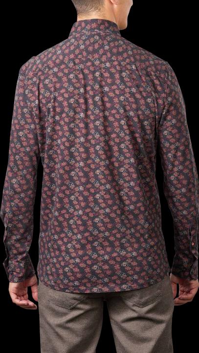 Immagine prodotto Cinque Long Sleeve Cispace L Shirt Flower Print Dark Brown (L)