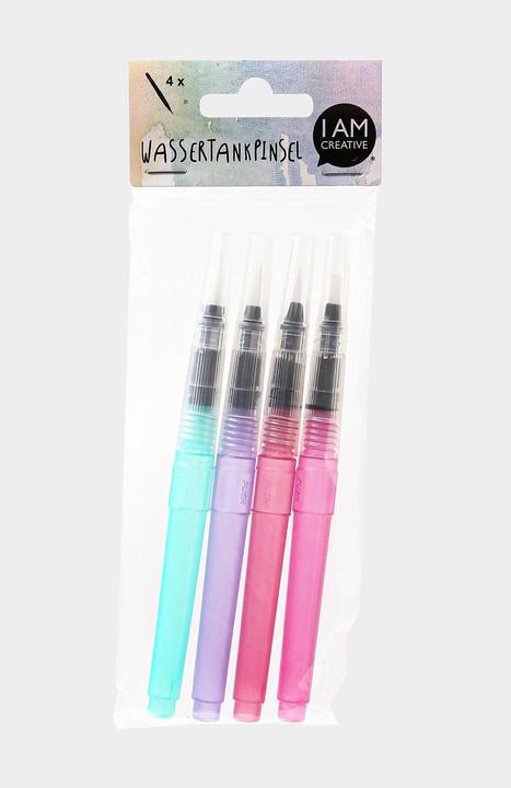 Produktbild I Am Creative Wassertankpinsel Set, Wasserpinsel Stifte mit Befüllbarer Wassertank (3 mm)