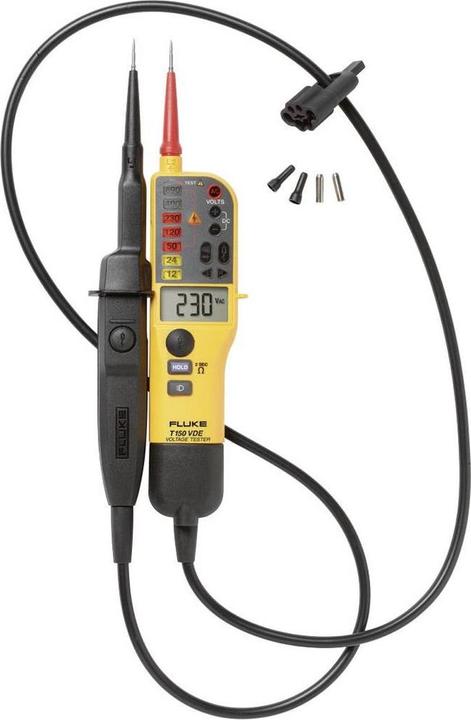 Immagine prodotto Fluke T150/VDE Tester di tensione bipolare calibrato (ISO) CAT III 690 V, CAT I (CAT III 690V, CAT IV 600V)