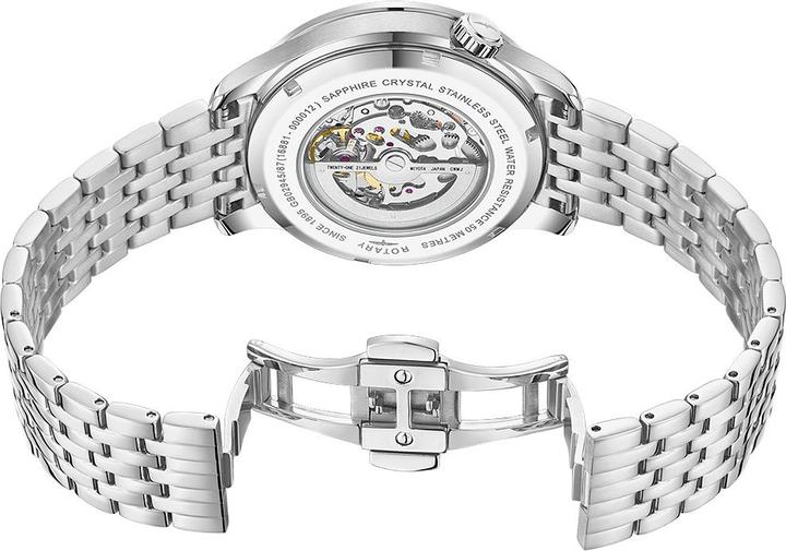 Immagine prodotto Rotary GB02945/87 Orologio da uomo automatico Greenwich 42mm 5ATM (Orologio da polso analogico, 42 mm)
