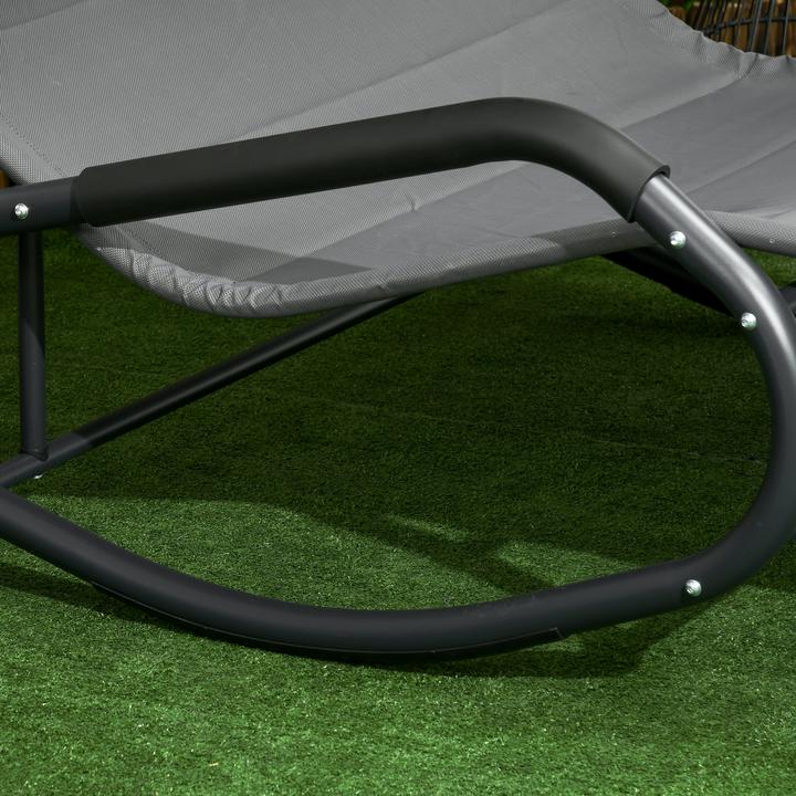 Actual product image Outsunny Double sun lounger (200 cm)