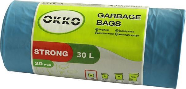 Okko Sacco Per Rifiuti Strong Blu 30l 20pz (20 x, 30 l)