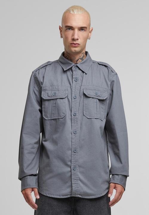 Produktbild Brandit Vintage Langarm-Shirt Grösse XL Farbe Holzkohle (XL)