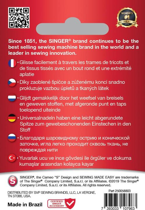 Produktbild Singer Nähmaschinennadel