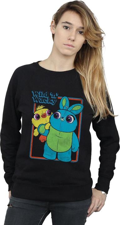 Actual product image Disney Womens/Ladies Toy Story 4 Duck And Bunny Wild And Wacky Sweatshirt (XXL)