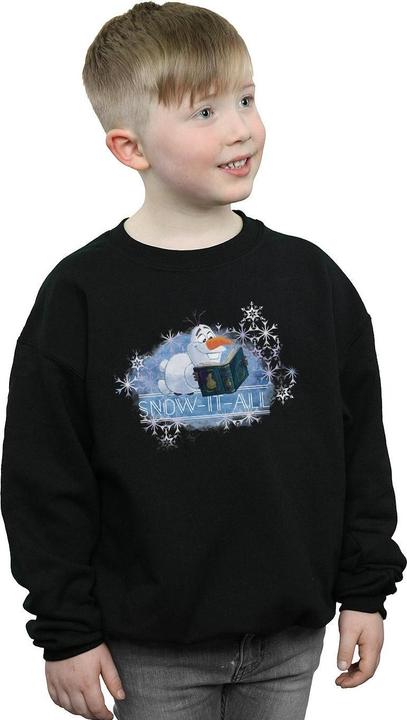 Actual product image Disney Boys Frozen 2 Olaf Snow It All Sweatshirt (116)