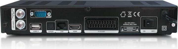 Immagine prodotto Abcom AB CryptoBox 700HD Cavo, Ethernet (RJ-45), IPTV Full HD Nero (0.13 GB, DVB-S, DVB-S2)