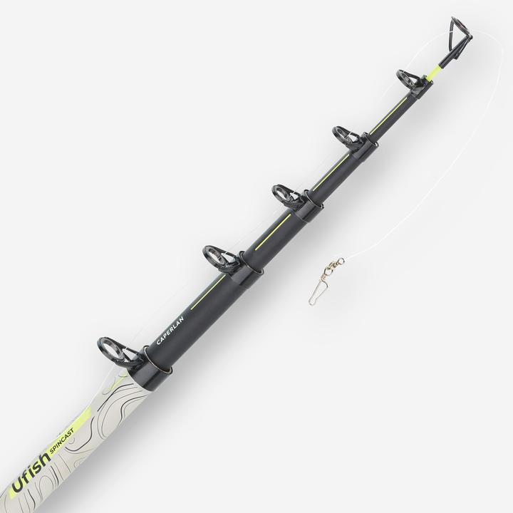 Produktbild Caperlan Angelset Ufish Spincast für Einsteiger (Castingrute, Angelset, 180 cm)