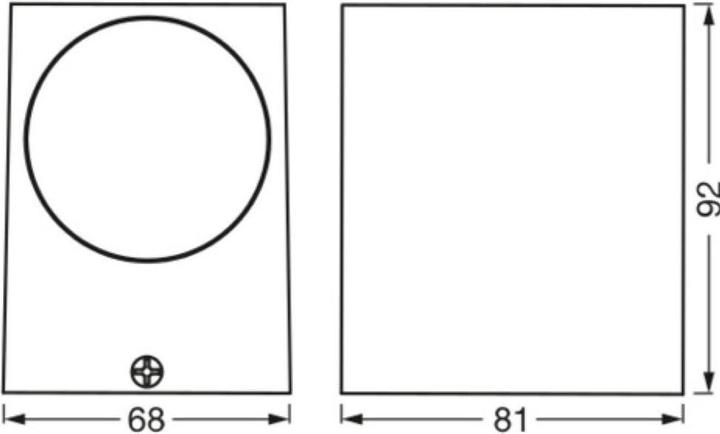 Actual product image Ledvance Endura Classic Square (GU10, IP44)