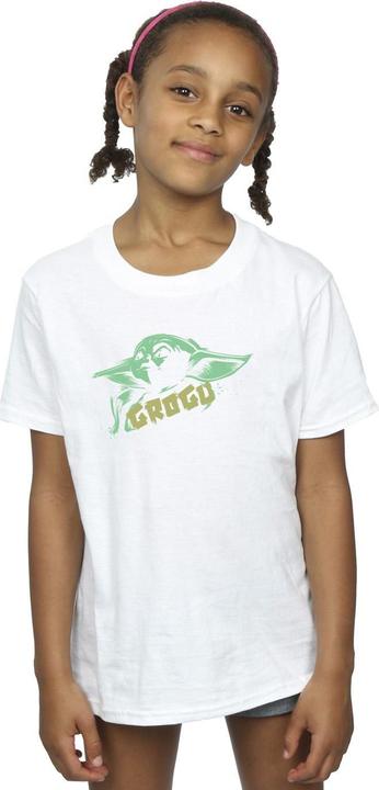 Produktbild Star Wars The Mandalorian Grogu The Child Splat TShirt Mädchen (104)