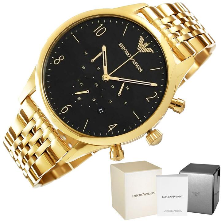 Actual product image Armani Exchange Mens Emporio Chronograph AR1893 (Chronograph, 42 mm)
