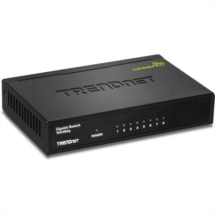 Actual product image Trendnet TEG-S82G GREENnet (8 Ports)