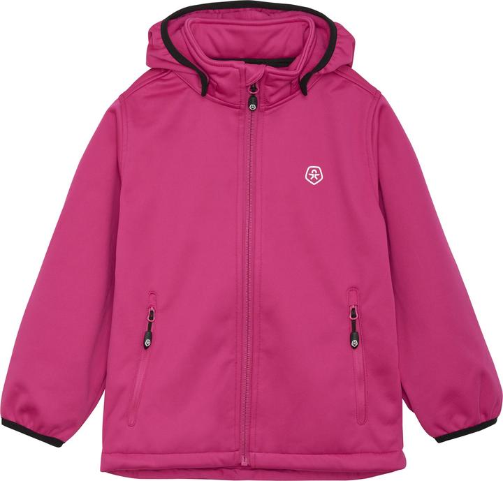 Actual product image Color Kids Softshell W. Fleece Festival Fuchsia (98)
