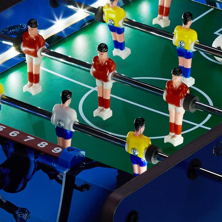 Immagine prodotto Relaxdays Biliardino Calcio Balilla da Tavolo, Blu