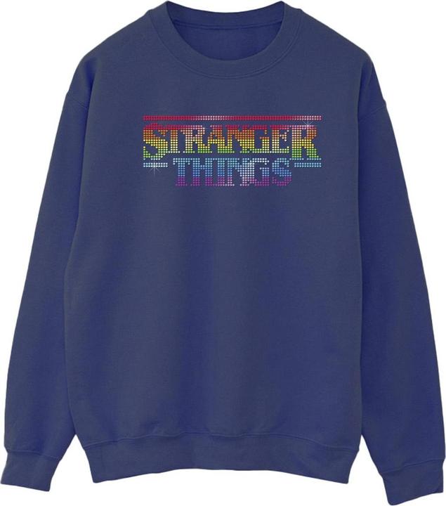 Produktbild Netflix Stranger Things Rainbow Dot Logo Sweatshirt (L)