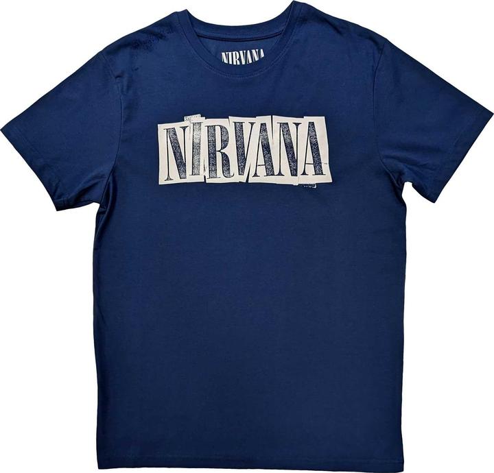 Actual product image Nirvana Unisex Adult Box Logo T-Shirt (XL)