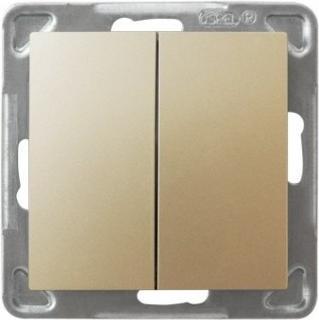 Ospel Double connector Impresja golden metallic staircase (ŁP-10Y