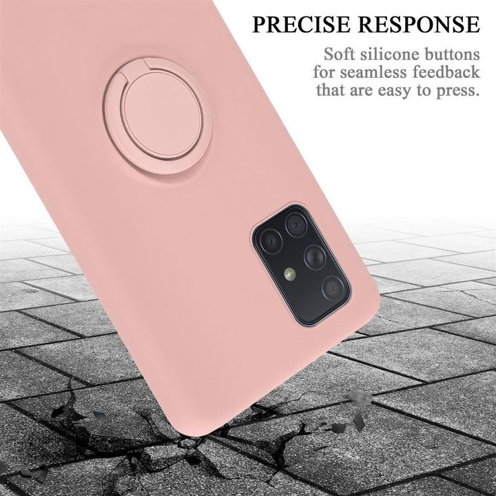 Productafbeelding Cadorabo TPU Vloeibare Ring Silicone Hoesje (Samsung Galaxy A71)