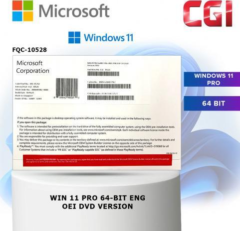 Image du produit Microsoft Windows 11 Pro (1 Utilisateur, Illimité)