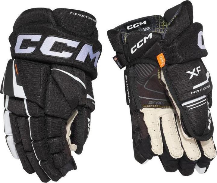 CCM Tacks XF JR Hockeyhandschuhe (11"/28 cm, Schwarz/Weiss) (11)