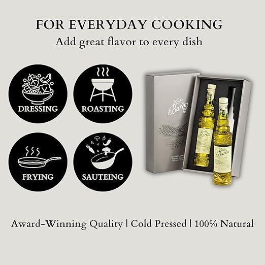 Actual product image Venta del Barón Extra virgin olive oil gift box - 2 x 500 ml (2600 ml)