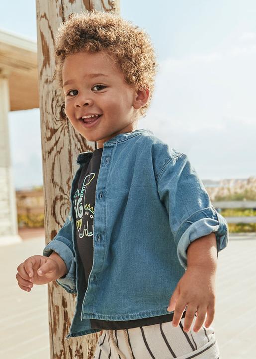 Immagine prodotto MAYORAL Babyboy Langarm Jeanshemd (74)