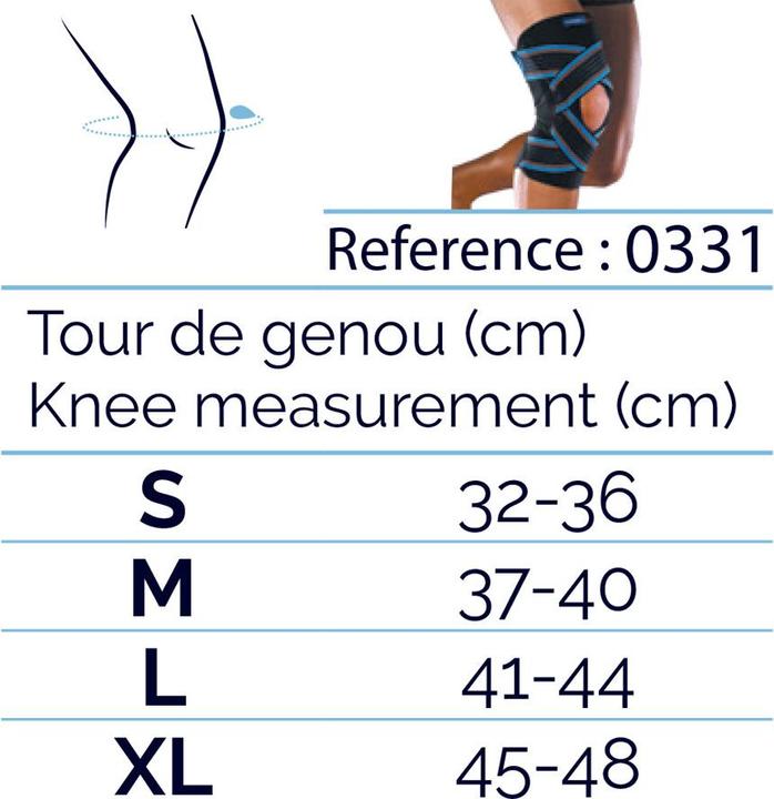Immagine prodotto Thuasne tutore per il ginocchio strapping (XL)