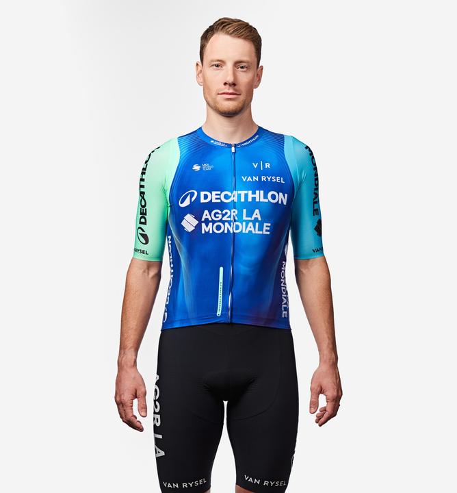 Actual product image Van rysel Road bike jersey RCR PRO official - DECATHLON AG2R La Mondiale (XXL)